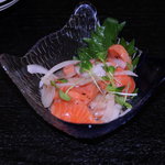 旨えもん処 なごみ家 - サーモンのカルパッチョ