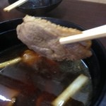 元祖手打そば いづるや - 鴨肉が旨いね