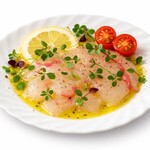 まぐろ大谷 - 白身魚のカルパッチョ