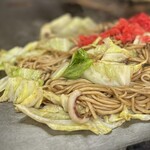 おやじ - 焼きそば　2玉　牛肉・桜海老・玉子トッピング