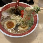 博多ラーメン にこいち - ねぎたまラーメン