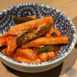 焼肉ホルモン 大松 - 長芋オクラキムチ