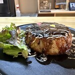 お好み焼き なかひがし - 極み厚焼き横から