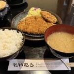 とんかつ にいむら - ■ロース・メンチランチ¥1,650