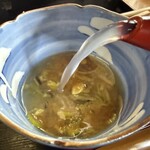 かりん亭 - 蕎麦湯