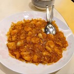 ホテルサンプラザ - 海老とイカのチリソース炒め