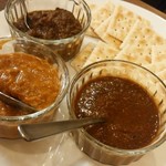 イモキン - カレーディップ三種盛り