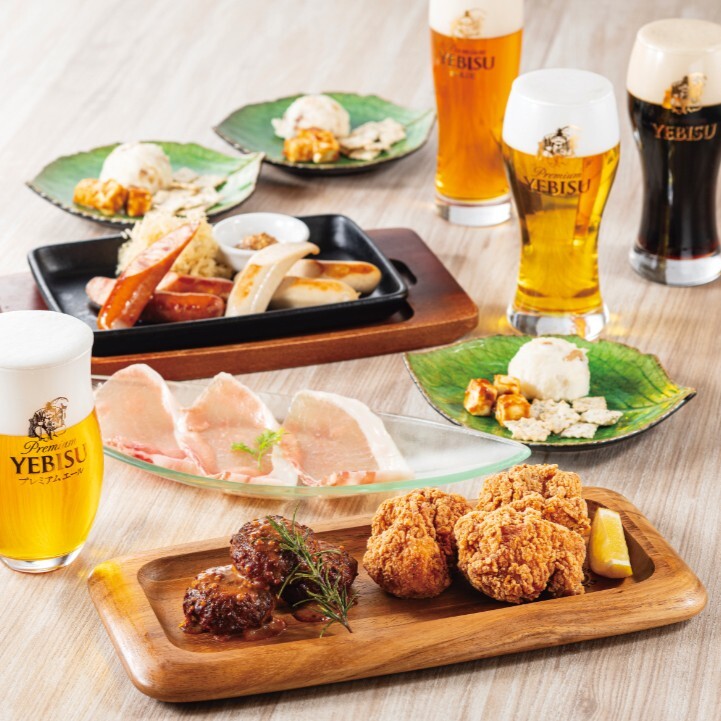 ぺみら様食品サンプル 持ち上げビール スーパードライ エビス 食品