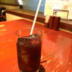 バリバリ - 食後にアイス珈琲