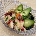 川越鮪魚酒場 - タコぶつの本搾りポン酢 649円(税込)