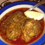 クイーンシーバ エチオピアレストラン - チキンのレッドペッパーシチュー