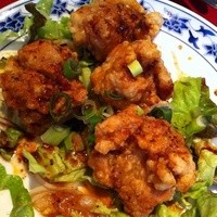 横浜中華街 重慶飯店 本館 - スペシャルランチの唐揚げ