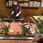 力丸 法善寺横丁 炉ばた焼 水かけ茶屋 - 