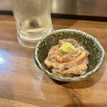 立ち飲み居酒屋ラクミ - スルメイカ肝和え