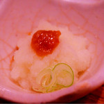 とり喜 - お口直しの大根おろし