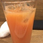 磯丸水産 - こんな薄いカシスオレンジは初めてです！