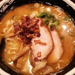 麺場 浜虎 - 鯖煮干し味噌そば（800円）