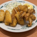 日高屋 - イカ揚げ