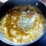 和風らーめん 凪 - つけ汁には干しエビが