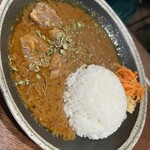 骨付鳥かもん - スパイスカレー1150円