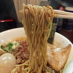 おおぜき中華そば店 - 【2/20限定】イカレトマトそば（850円）＋ライス（120円）