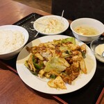 中国家常菜 祥龍房 - Day2 : ■(定食)鶏肉・野菜辛口炒め ￥750