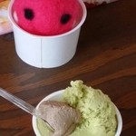 ロカーレジェラート - ピスタチオ +ｴｽﾌﾟﾚｯｿ