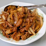 九州ラーメン友理 - ホルモン焼き 980円