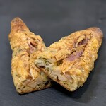 手作りハムとパンの店 こぶたのしっぽ - グリル野菜とベーコンチーズ