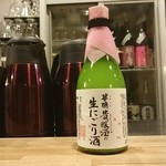 酒ありき肴与一　 - 貴醸酒という珍しいお酒、水ではなくお酒で仕込むそうな。限定3360本の１本を…濃厚！