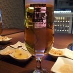 WORLD DINER - ザギンの夜景を楽しみながら、ビールで乾杯。（2015/2/14）