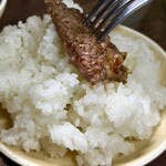 うまいものや - ステーキ定食（ステーキとご飯）