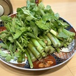 いな穂 - 料理写真:せりしゃぶ（セリ）
