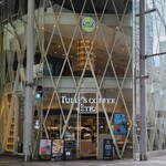 タリーズコーヒー - 広島電鉄本通電停から徒歩2分の「TULLY'S COFFEE&TEA 広島本通店」さん、朝7時30分から営業
2012年開業、2023年リニューアル
運営は株式会社CULE【2010年設立】