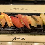 廻る富山湾 すし玉 - ７貫盛「加賀雅」
