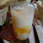 パワンナンハウス - Cセット(918円) マンゴーラッシー