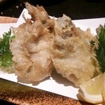 銀座 いっぱし - カキの天ぷら