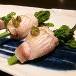 銀座 いっぱし - 菜の花の寒ぶり巻き