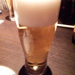 銀座 いっぱし - アサヒプレミアム生ビール　熟撰