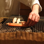 麻布 幸村 - 蟹を焼き始めました　(2015/01)