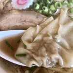 中華そば ツルヤ - ワンタン3個入り♪