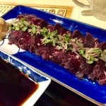 門前酒場 - 鯨のたたき。鯨食文化は必要です！