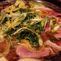 並木橋なかむら - 真鴨と下仁田葱の柚子鍋