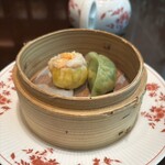 赤坂璃宮 - 蒸し点心二種