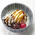 大衆食堂 てんぐ大ホール - 黒蜜あずきアイス