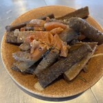 元祖田舎っぺうどん - 黒とオレンジでどんな食い物やねん！うまい！