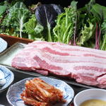 チーズタッカルビ＆サムギョプサル韓国料理やさい畑 - サムギョプサルサンパ