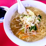 こまつや - 塩ラーメン ＋ 昆布おにぎり