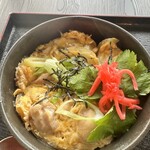 あやめ庵 - お蕎麦セットのミニ親子丼です。1,250円