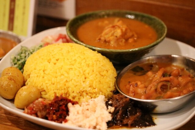 Curry Ya Dekkao restaurant in Osaka, Japan